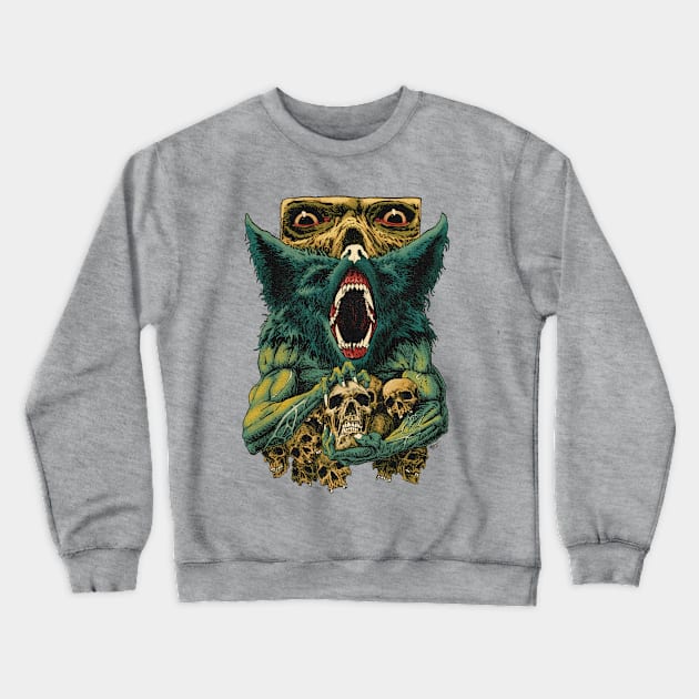 Fear Wolf v2 Crewneck Sweatshirt by Defameart